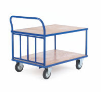 A range of shelf, picking and maintenance trolleys