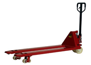 Extra long pallet truck